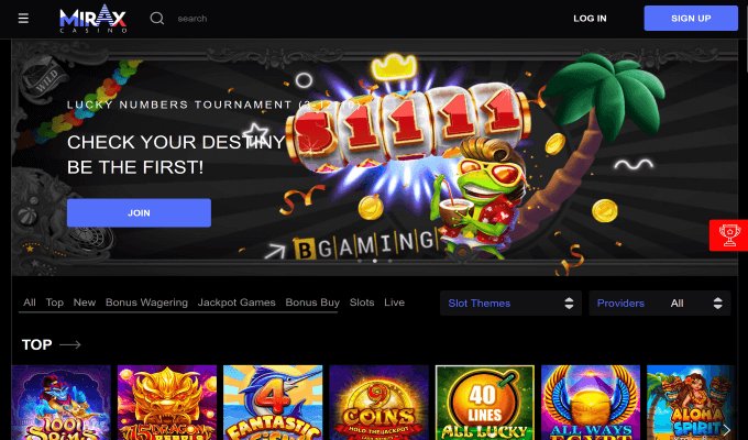 Canada - mirax casino review